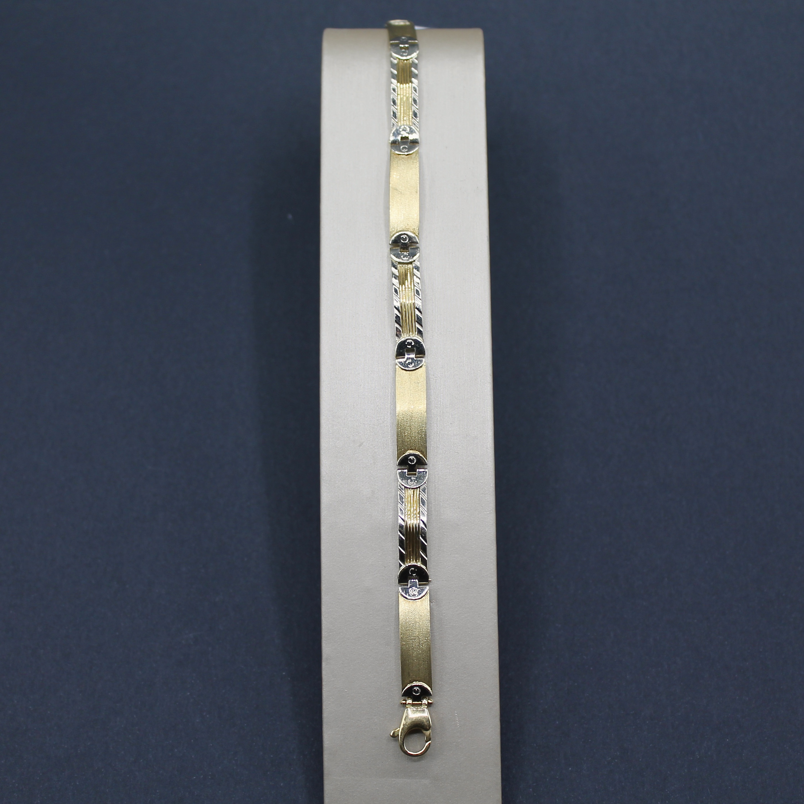 Bracciale uomo oro giallo 18k